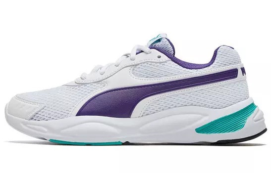 Кроссовки для бега 90-х годов унисекс с низким верхом белые/фиолетовые Puma
