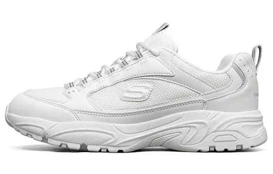 Кроссовки для бега Alertness мужские с низким верхом белого цвета Skechers