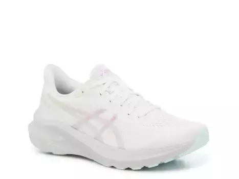 Кроссовки для бега ASICS GT-1000 13 — женские, белые/лавандовые