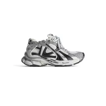 Кроссовки для бега BALENCIAGA, серый/черный/белый
