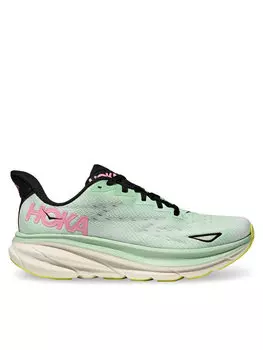 Кроссовки для бега Clifton 9 1127896 Hoka, зеленый