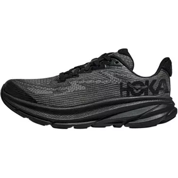 Кроссовки для бега Clifton 9 для детей, начальная школа Hoka One One, черный