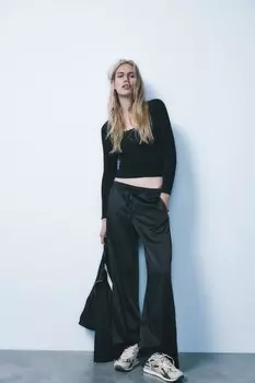 Кроссовки для бега contrast ZARA, серый