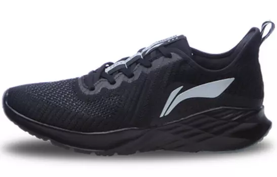 Кроссовки для бега Crazy Run унисекс с низким верхом черного цвета Lining