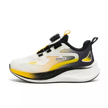 Кроссовки для бега для детей. Начальная школа Babaya, белый/желтый