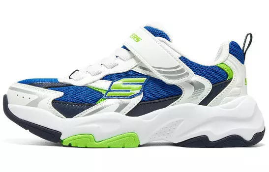 Кроссовки для бега для детей. Начальная школа Skechers, белый/синий