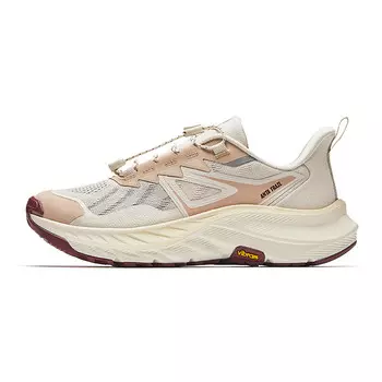 Кроссовки для бега Explore The Wilderness женские с низким верхом Muddy Grey / Sand Grey / Rose Grey Anta