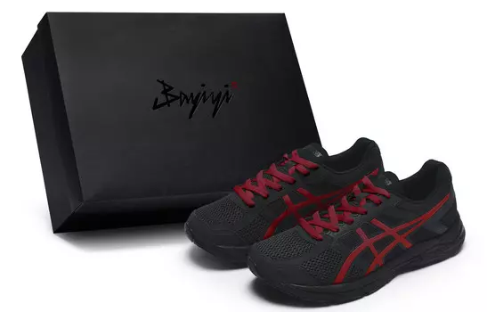Кроссовки для бега Gel-Contend 4 мужские с низким верхом, красные/черные Asics