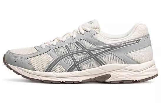 Кроссовки для бега Gel-Contend 4 мужские с низким верхом белый/серый Asics