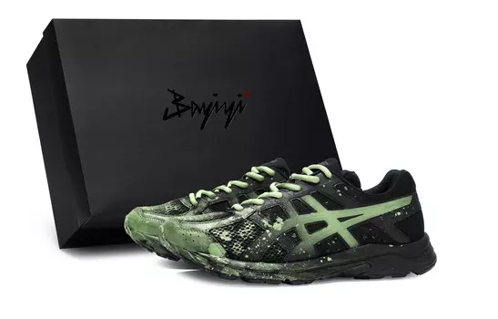 Кроссовки для бега Gel-Contend 4 женские с низким верхом, зеленый Asics