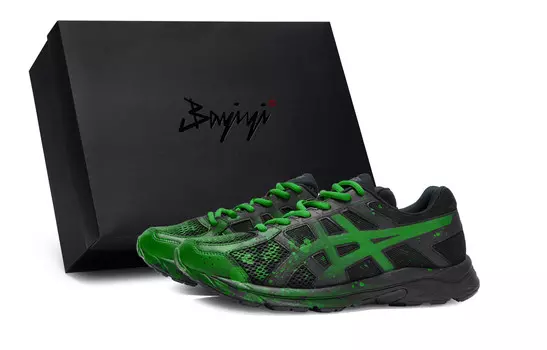 Кроссовки для бега Gel-Contend 4 женские с низким верхом, зеленый Asics