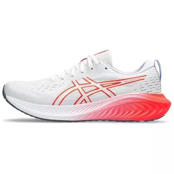 Кроссовки для бега Gel-Excite 10 женские с низким верхом, белые/красные с восходом солнца Asics