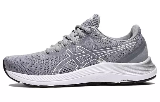 Кроссовки для бега Gel-Excite 8 женские с низким верхом темно-серые Asics