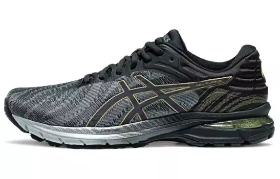 Кроссовки для бега Gel-Pursue 7 мужские с низким верхом, черные/серебристые Asics
