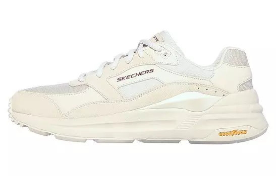 Кроссовки для бега Global Jogger для мужчин с низким верхом, белого цвета Skechers