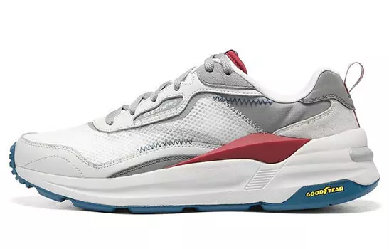 Кроссовки для бега Global Jogger для мужчин с низким верхом белого цвета Skechers