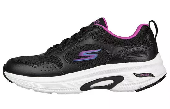 Кроссовки для бега Go Run Arch Fit женские с низким верхом, черные Skechers