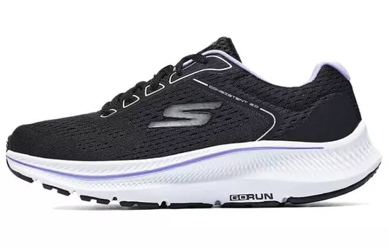 Кроссовки для бега Go Run Consistent 2.0 женские с низким верхом, черные/белые Skechers