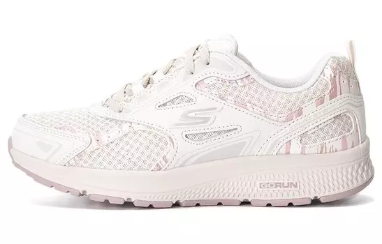 Кроссовки для бега Go Run Consistent женские с низким верхом розового/белого цвета Skechers