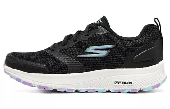 Кроссовки для бега Go Run Consistent женские с низким верхом, черные/фиолетовые Skechers