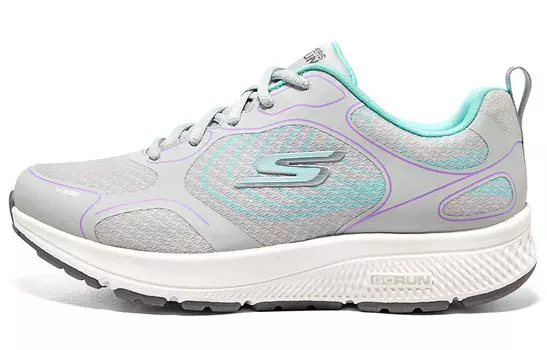 Кроссовки для бега Go Run Consistent женские с низким верхом серо-синие Skechers