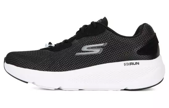 Кроссовки для бега GO RUN Elevate мужские с низким верхом черного/белого цвета Skechers