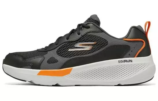 Кроссовки для бега GO RUN Elevate мужские с низким верхом, черные/оранжевые Skechers
