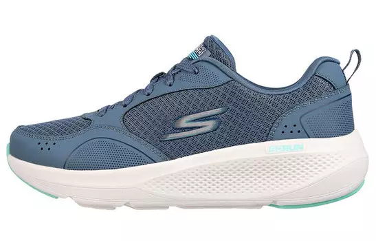 Кроссовки для бега GO RUN Elevate женские с низким верхом, белые/королевские/зеленые Skechers