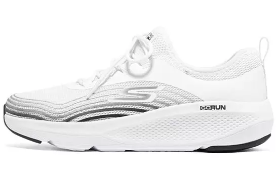 Кроссовки для бега GO RUN Elevate женские с низким верхом, белые/черные Skechers