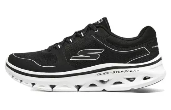 Кроссовки для бега Go Run Glide-Step мужские с низким верхом, черные/белые Skechers