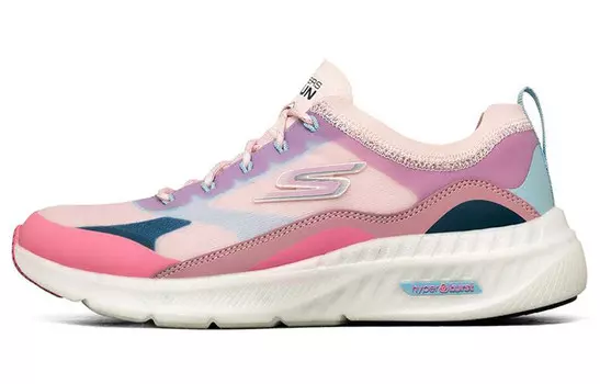 Кроссовки для бега Go Run Hyper Burst женские с низким верхом розовые/разноцветные Skechers