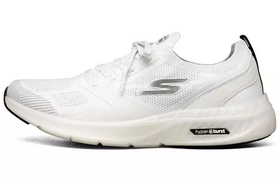 Кроссовки для бега Go Run Hyper Burst мужские с низким верхом белые/черные Skechers