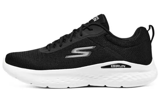 Кроссовки для бега Go Run Lite мужские с низким верхом, черные/белые Skechers