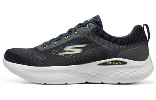 Кроссовки для бега Go Run Lite мужские с низким верхом, черные/желтые Skechers
