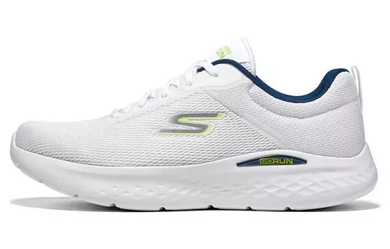Кроссовки для бега Go Run Lite мужские с низким верхом белые/желтые Skechers