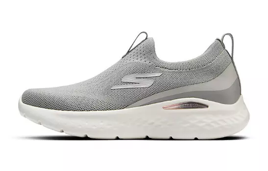 Кроссовки для бега Go Run Lite женские с низким верхом, серо-коричневые Skechers