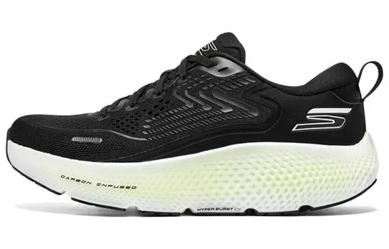 Кроссовки для бега Go Run Max Road 6 мужские с низким верхом черного цвета Skechers