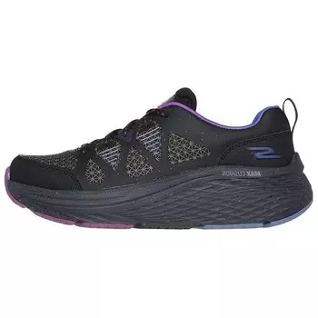 Кроссовки для бега GO Run Max женские с низким верхом, черные/фиолетовые Skechers