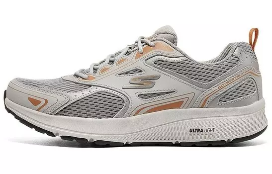 Кроссовки для бега GO RUN мужские низкие серые/оранжевые Skechers