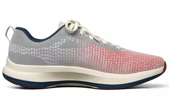 Кроссовки для бега Go Run Pulse мужские с низким верхом белого/темно-синего цвета Skechers