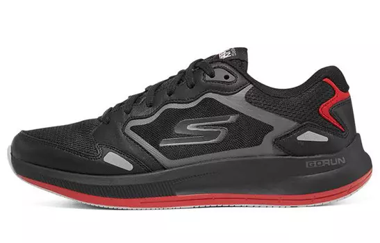 Кроссовки для бега Go Run Pulse мужские с низким верхом, черные/красные Skechers