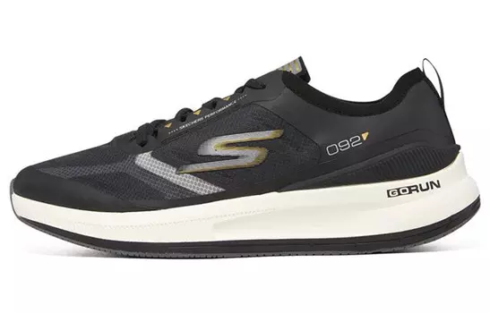 Кроссовки для бега Go Run Pulse мужские с низким верхом, черные/белые Skechers