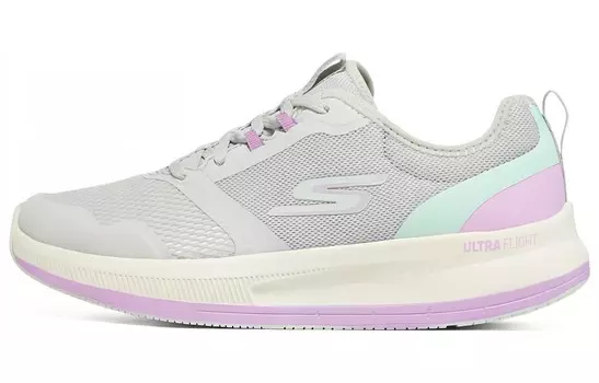 Кроссовки для бега Go Run Pulse женские с низким верхом серо-фиолетовые Skechers