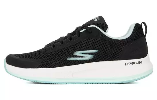 Кроссовки для бега Go Run Pulse женские с низким верхом, черные/синие Skechers