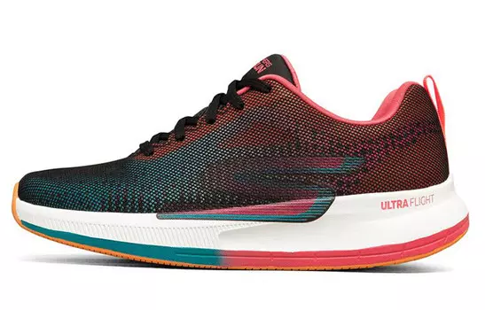 Кроссовки для бега Go Run Pulse женские с низким верхом, красные/зеленые Skechers