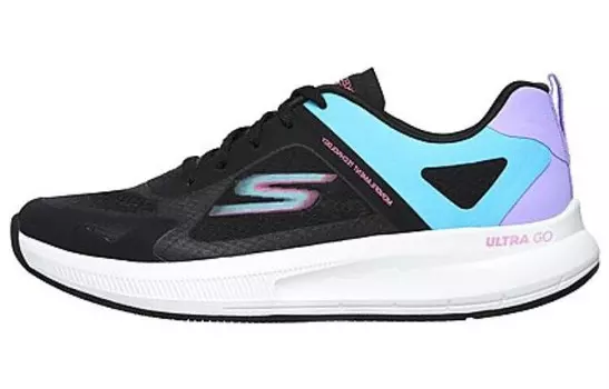 Кроссовки для бега Go Run Pulse женские с низким верхом, черные Skechers