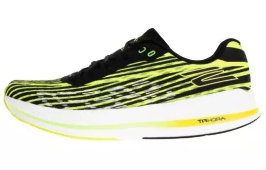 Кроссовки для бега Go Run Razor 4 мужские с низким верхом, черные/желтые Skechers
