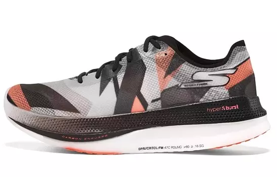Кроссовки для бега Go Run Speed женские с низким верхом, черные/красные Skechers