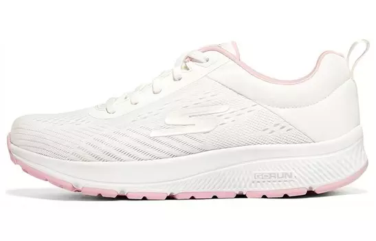 Кроссовки для бега GO RUN женские с низким верхом, белые/розовые Skechers