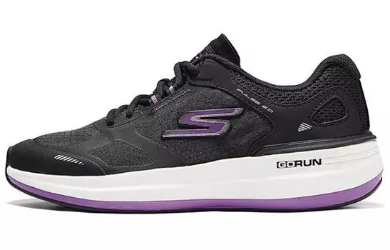Кроссовки для бега GO RUN женские с низким верхом, черные/фиолетовые Skechers